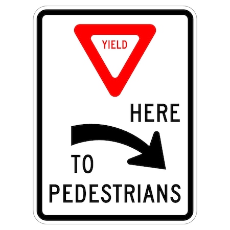 Sign Solutions Usa 24 in Height, 18 in Width, Aluminum, Vertical Rectangle DUS08DWT1824R1-5aR